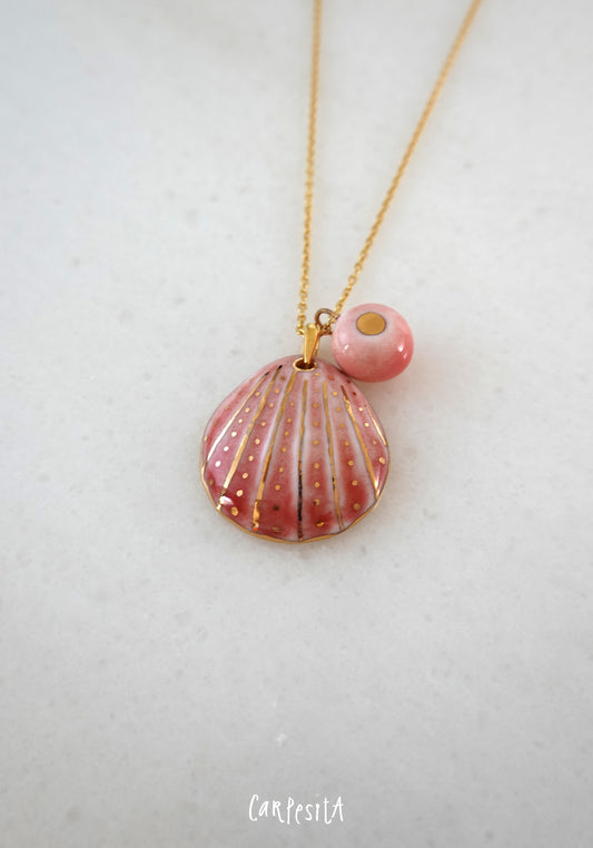 Pembe Midye Kolye