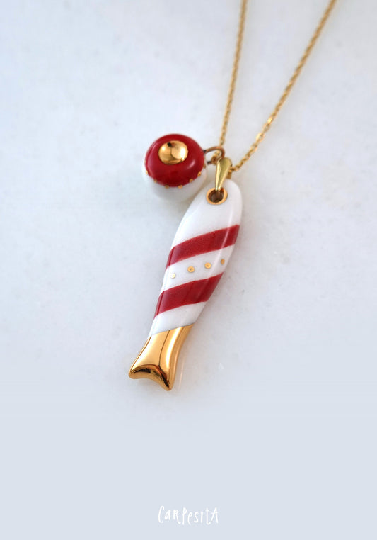 Kırmızı Balık Kolye 2