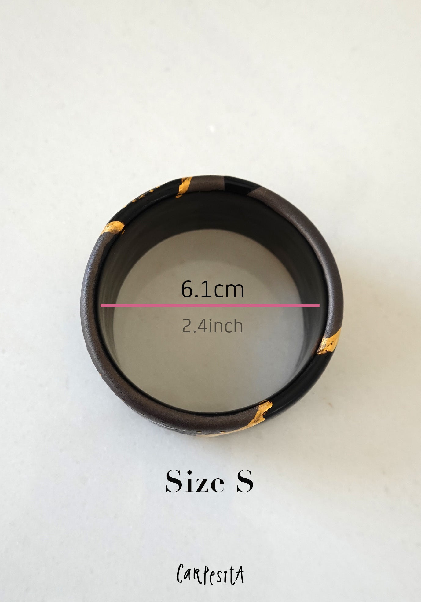 Özel Tasarım Siyah Bileklik 2-Küçük Boy