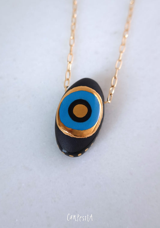 Siyah Göz Nazarlık Kolye