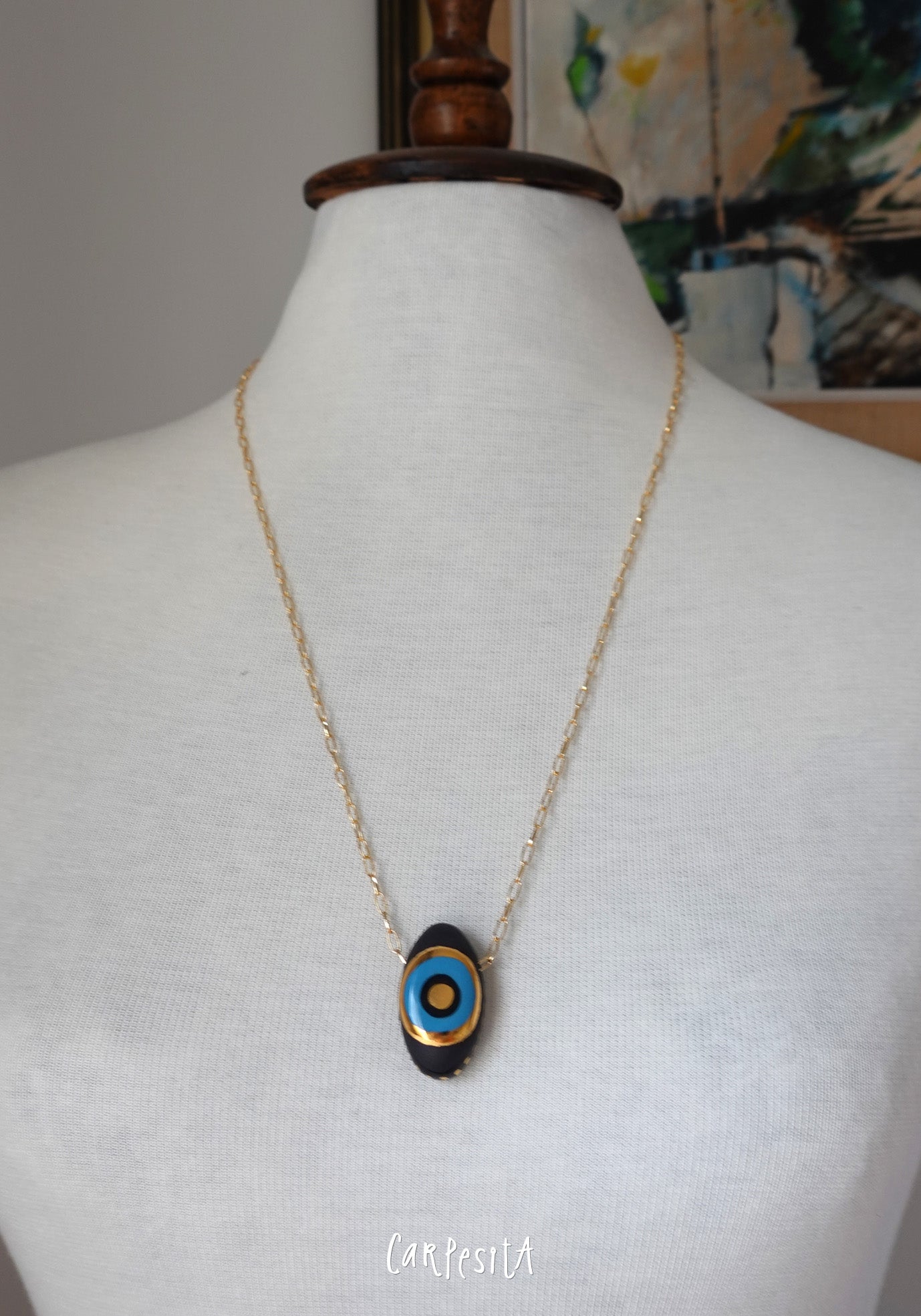 Siyah Göz Nazarlık Kolye